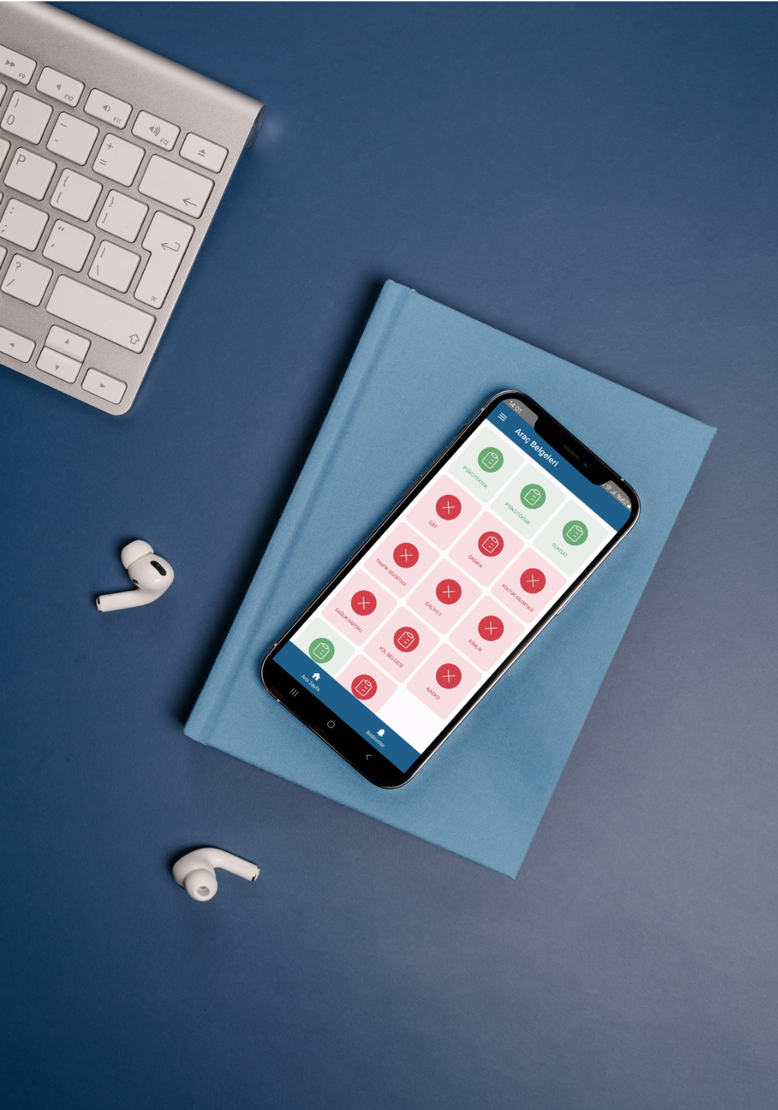 Tedarikçi uygulaması görünümü